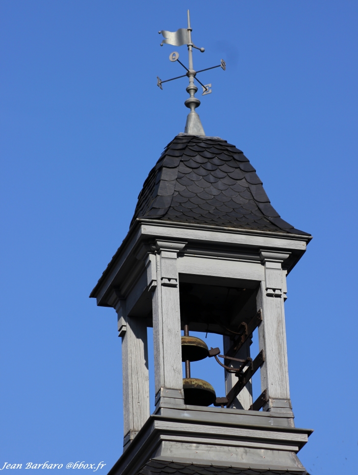 Le clocher de l'Horloge château De Wendel. - Hayange