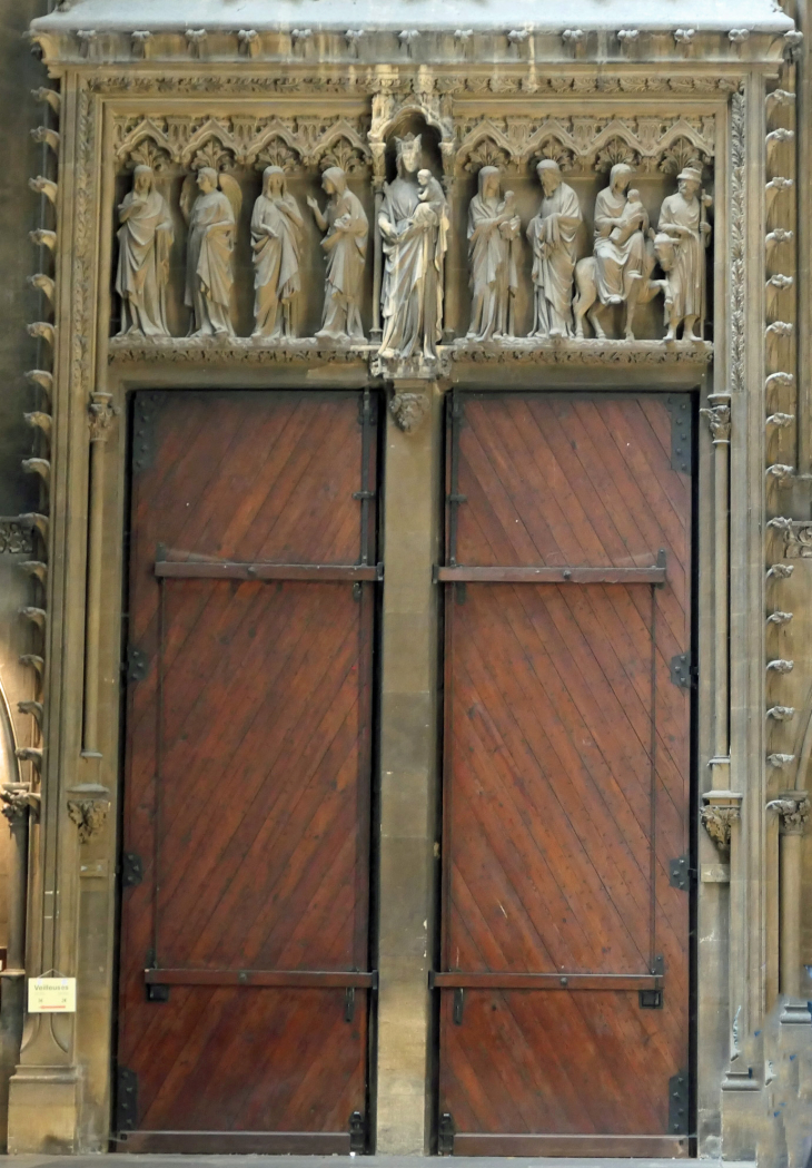 Cathédrale Saint Etiienne: le grand portail - Metz