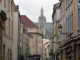 Quartier Outre Seille : rue Mazelle vue sur la cathédrale