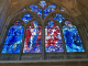 cathédrale Saint Etienne: vitrail de Marc Chagall 1962 les prophères Isaac, Jacob et Moïse