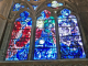 cathédrale Saint Etienne: vitrail de Marc Chagall 1962 les prophères Moïse, David et Jérémie