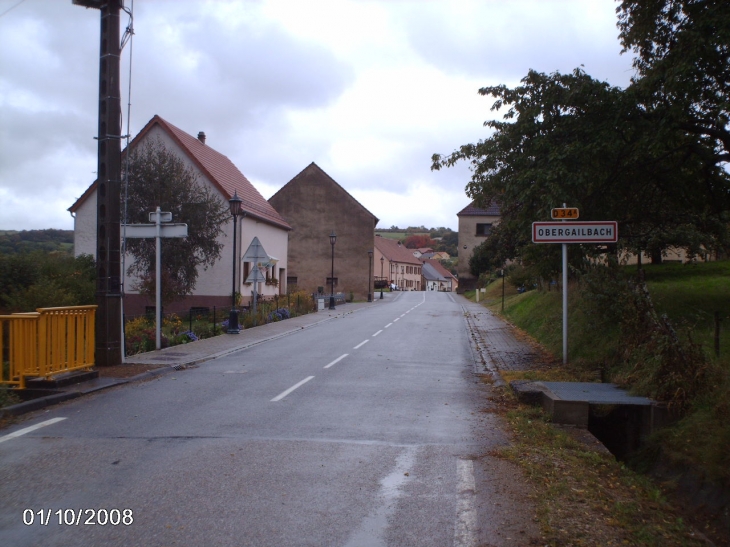 Entrée du village - Obergailbach