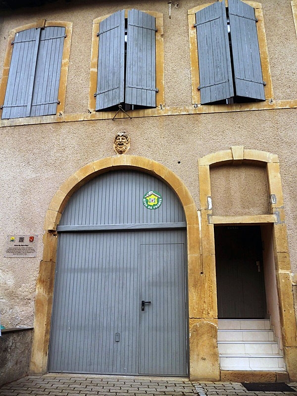 Porte typique d'une maison de vigneron - Plappeville