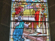 Haute Chapelle : les vitraux illustrant la vie de Saint Quirin
