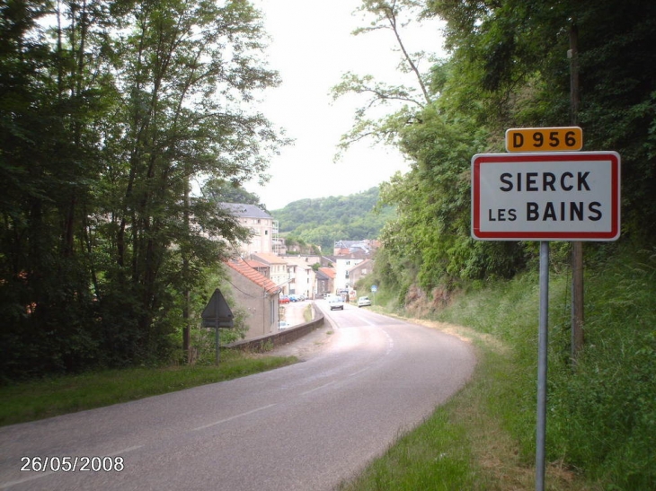 Entrée de l'agglomération - Sierck-les-Bains