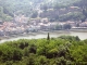 vue sur la Moselle, le village et le château