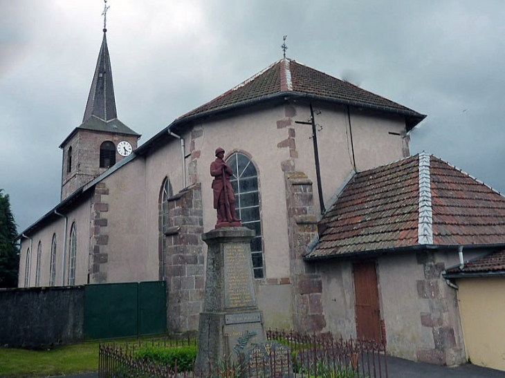 Derrière l'église - Champ-le-Duc