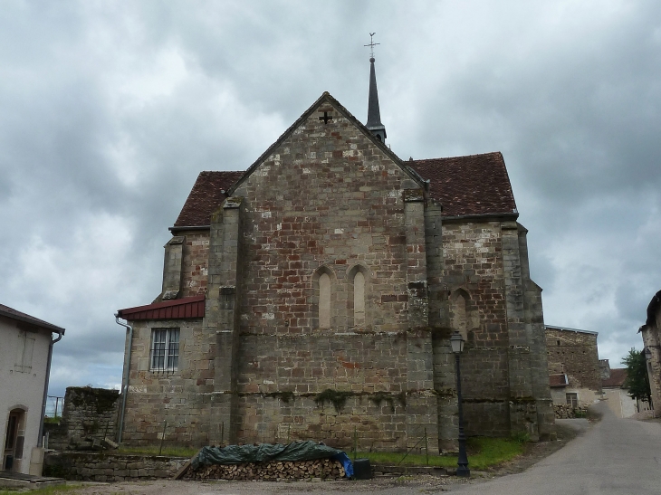Derrière l'église - Châtillon-sur-Saône
