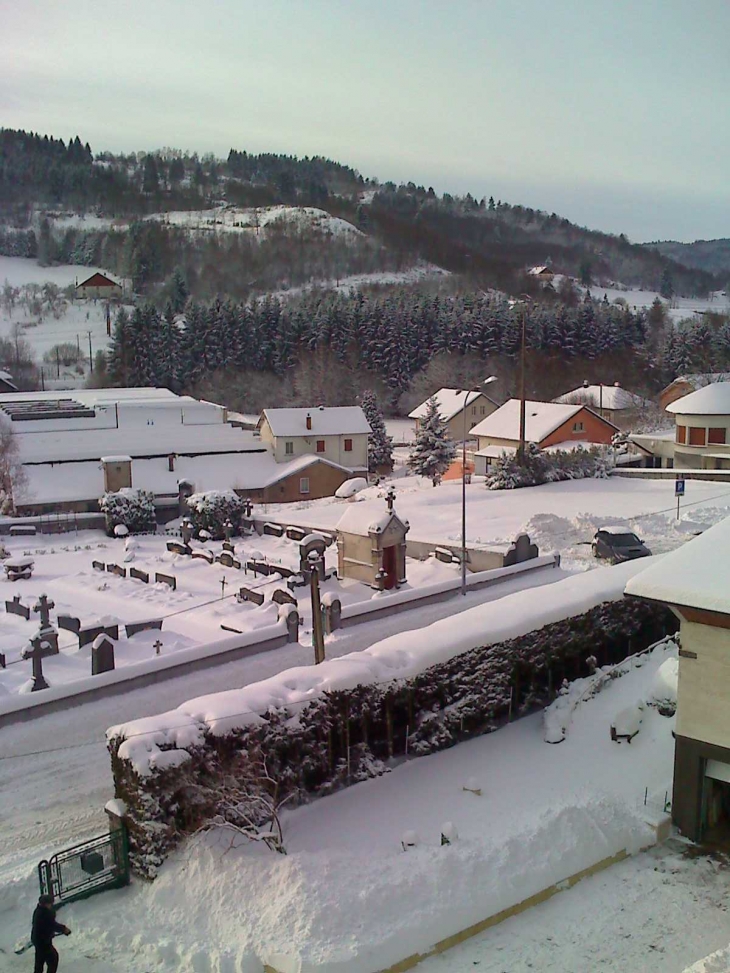 Fresse sur moselle sous la neige - Fresse-sur-Moselle