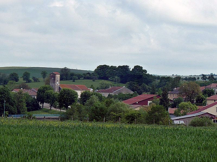 Vue sur le village - Hagécourt