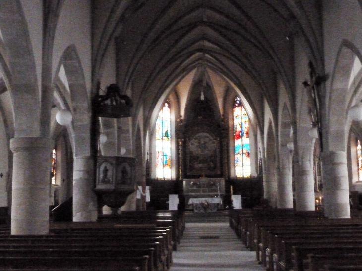 Dans l'église - Le Val-d'Ajol