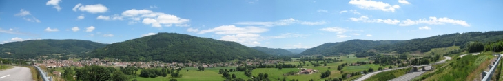 Vue panoramique de Rupt sur moselle - Rupt-sur-Moselle