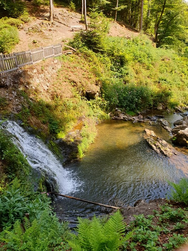 Le gué du saut : la cascade - Xertigny