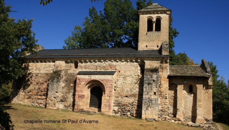 Chapelle romane St Paul - Arnave