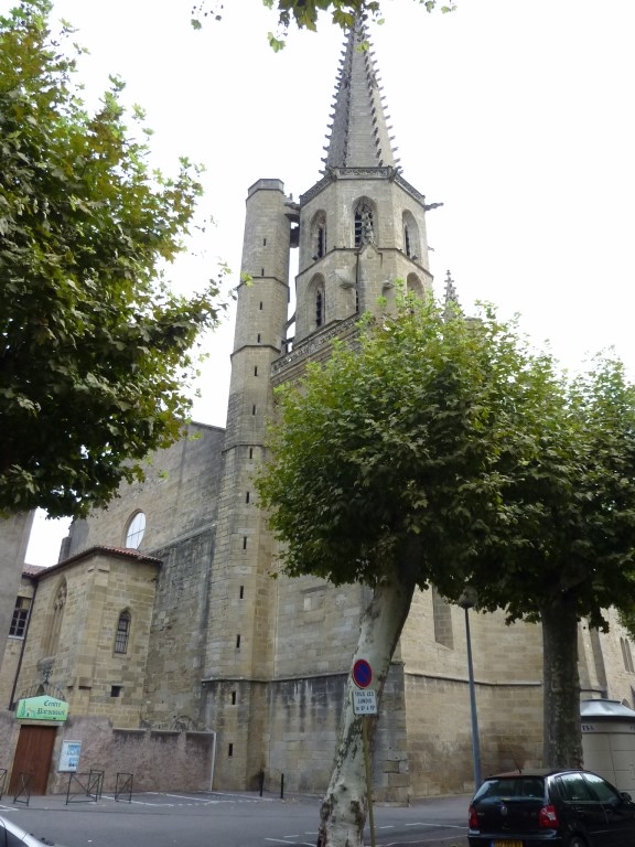 Mirepoix - clocher de la cathédrale St Maurice