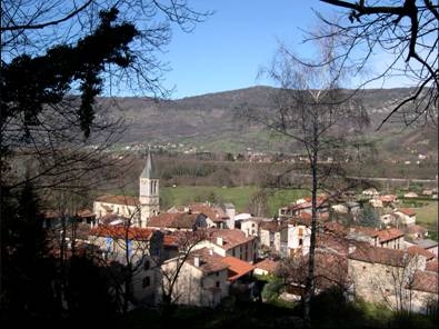 Une vue du village - Prayols
