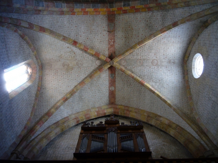 Plafond de l'église de Saint-Lizier