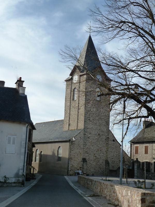 Le centre du village - Auriac-Lagast
