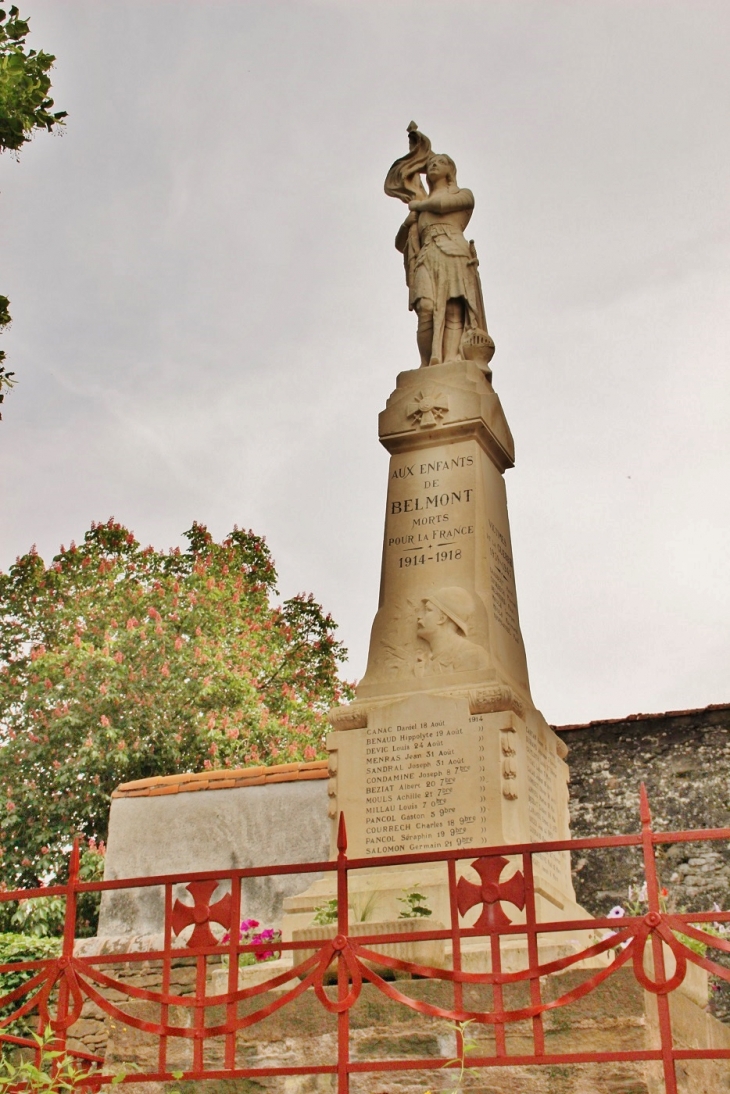 Monument-aux-Morts - Belmont-sur-Rance