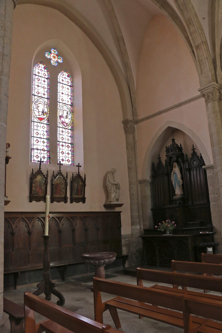 Eglise Notre Dame : chapelle latérale gauche. - Comps-la-Grand-Ville