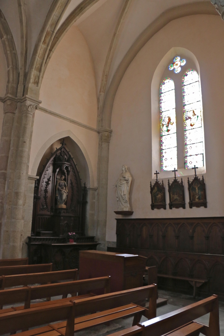 Eglise Notre Dame : chapelle latérale droite. - Comps-la-Grand-Ville