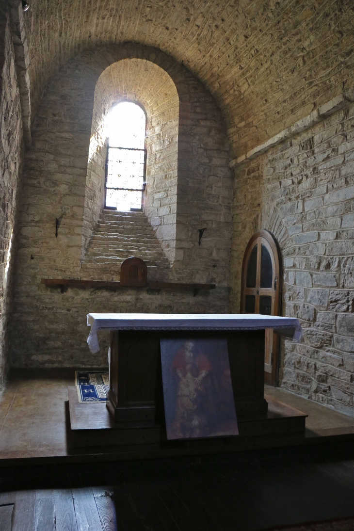 Chapelle du Saint-sacrement. Eglise abbatiale de l'abbaye de Bonnecombe. - Comps-la-Grand-Ville