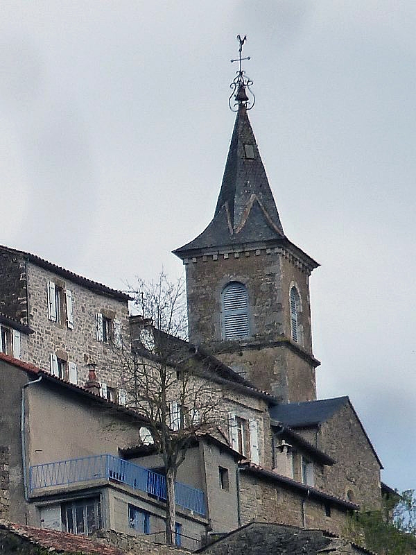 Vue sur le clocher - La Bastide-Pradines