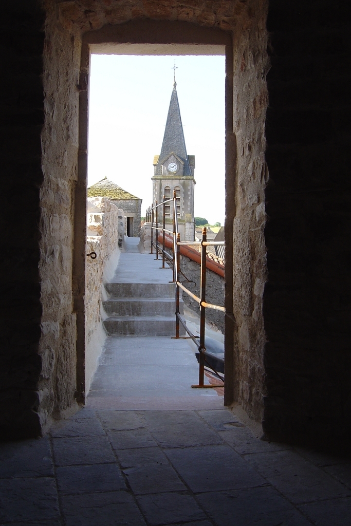 Vue intérieure de la Tour sur église - La Cavalerie