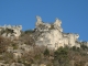 Photo suivante de La Roque-Sainte-Marguerite le rocher du Roc Banut, corniches du Rajols