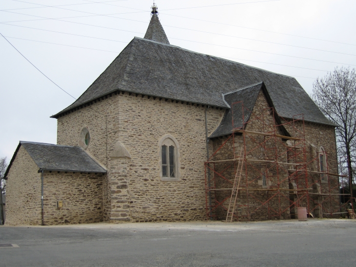 Ravalement de l'église de Bégon  - La Selve