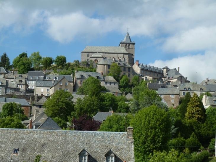 Vue sur la ville - Laguiole