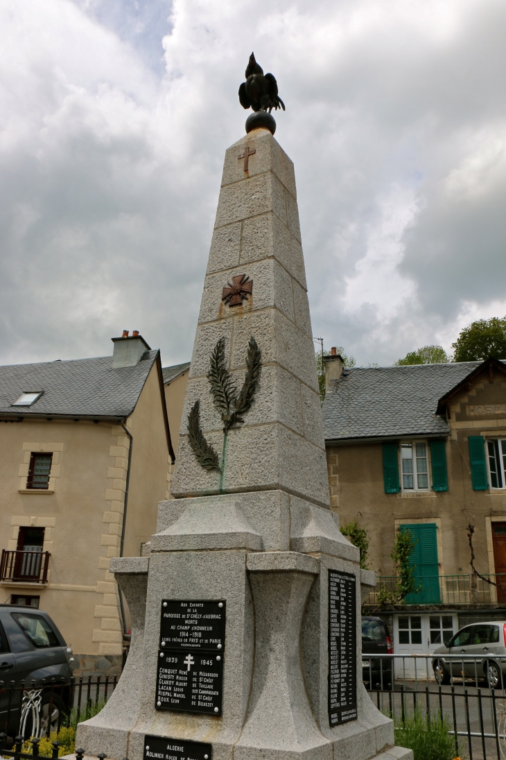 Le Monument aux Morts - Saint-Chély-d'Aubrac