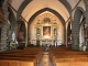 Photo suivante de Saint-Chély-d'Aubrac Eglise Notre Dame des Pauvres : la nef vers le choeur.