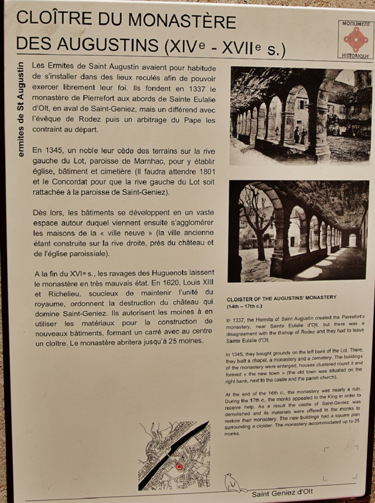Cloître du Monastère  - Saint-Geniez-d'Olt