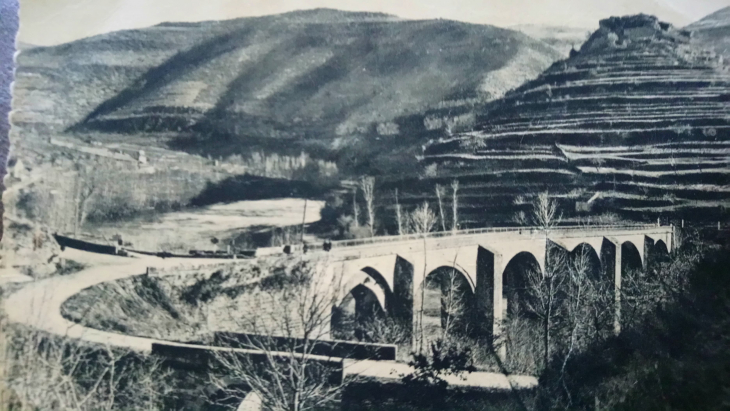 Photo ancienne pont et auriac - Saint-Rome-de-Tarn