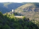 tour chateau d'auriac dominant la vallée du tarn