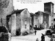 Photo suivante de Sainte-Eulalie-de-Cernon La place et les trois tours, vers 1910 (carte postale ancienne).