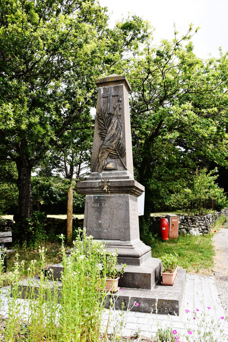 Monument-aux-Morts ( Rives ) - Sainte-Geneviève-sur-Argence