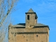Photo suivante de Sainte-Radegonde Le clocher de l'église fortifiée d'Inières ou Notre Dame de la Nativité.
