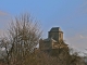 Photo suivante de Sainte-Radegonde Le clocher de l'église fortifiée d'Inières ou Notre Dame de la Nativité.