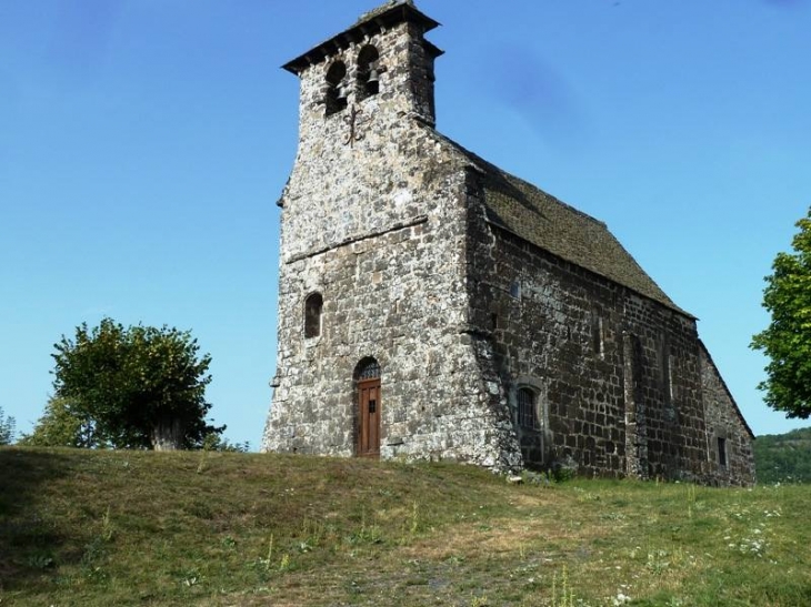 L'église sur la presqu'île de Laussac - Thérondels