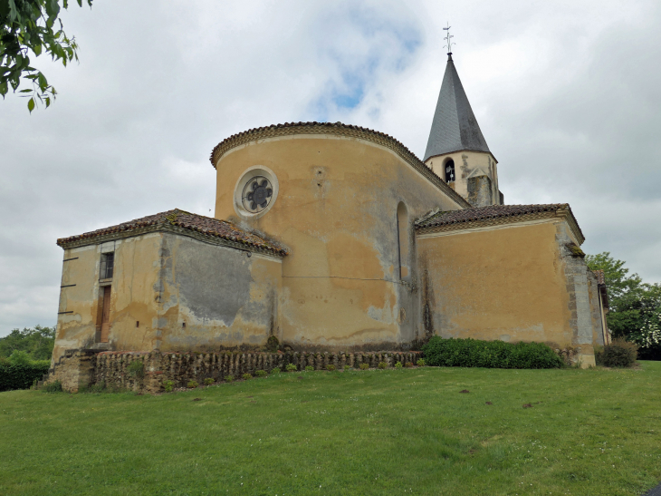 Le chevet de l'église - Caupenne-d'Armagnac