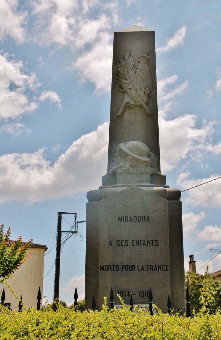 Monument-aux-Morts - Miradoux