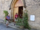 Photo suivante de Montesquiou Montesquiou (32320) pèlerins devant l'eglise