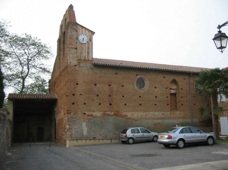Gensac sur Garonne : église ND de l'Assomption - XVème - Gensac-sur-Garonne