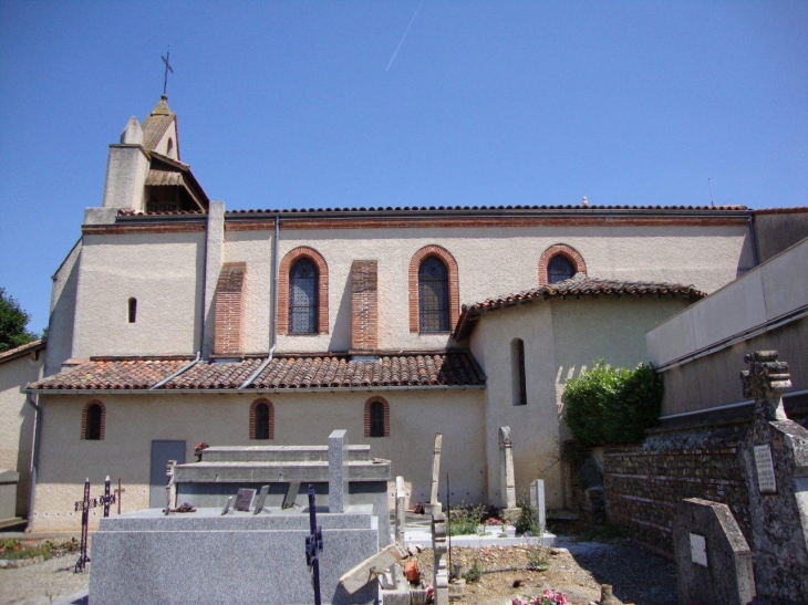 La Salvetat-Saint-Gilles (31880) église et cimetière