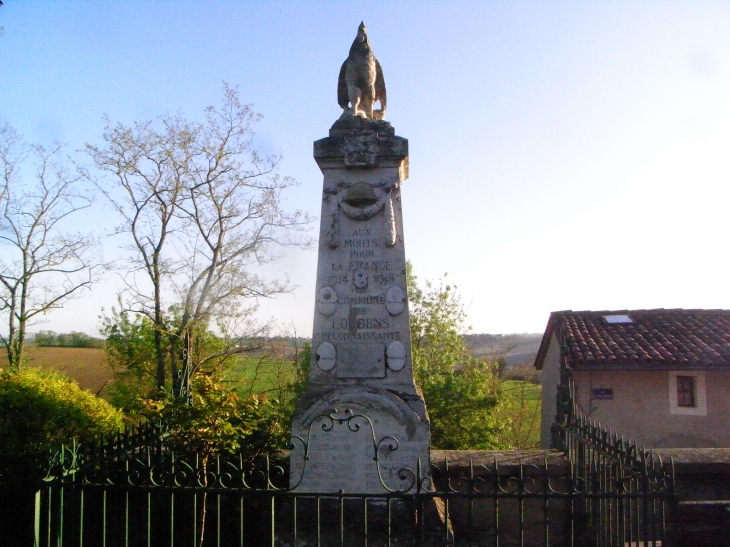 Monument aux morts de Loubens-Lauragais
