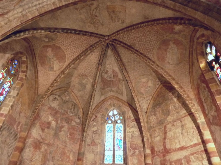 Eglise St Jean  - voûte abside - Montbrun-Bocage