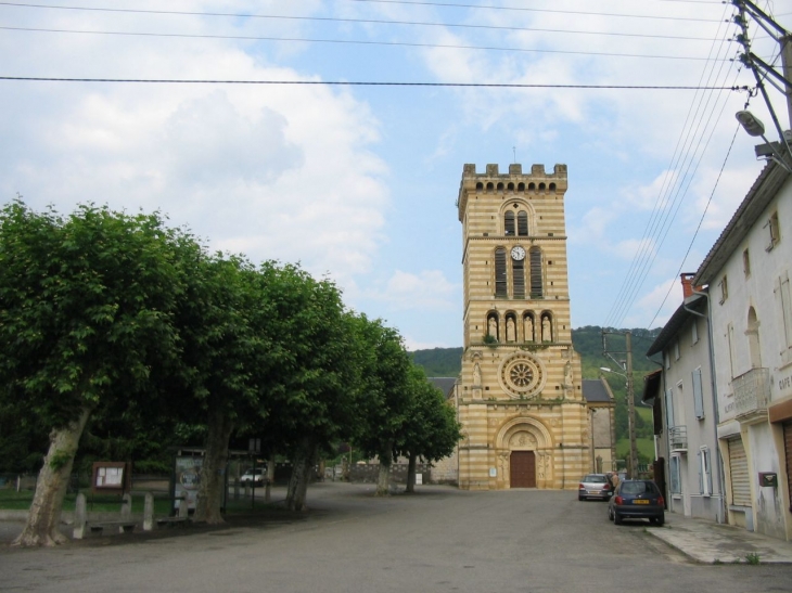 Roquefort : Eglise Néo-romane - Roquefort-sur-Garonne
