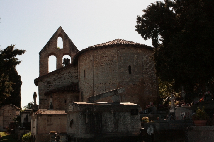 St jean des vignes (fin XI°)sur emplacement gallo romain - Saint-Plancard
